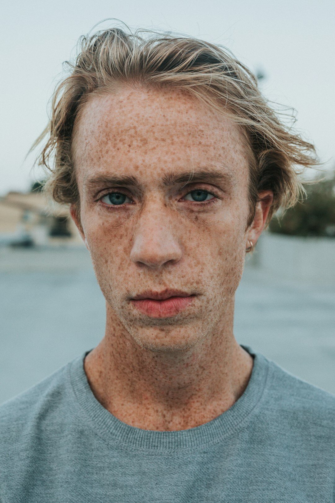 Portrait of a senior Danish male editor
