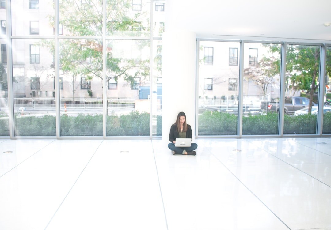 woman sitting alone in room