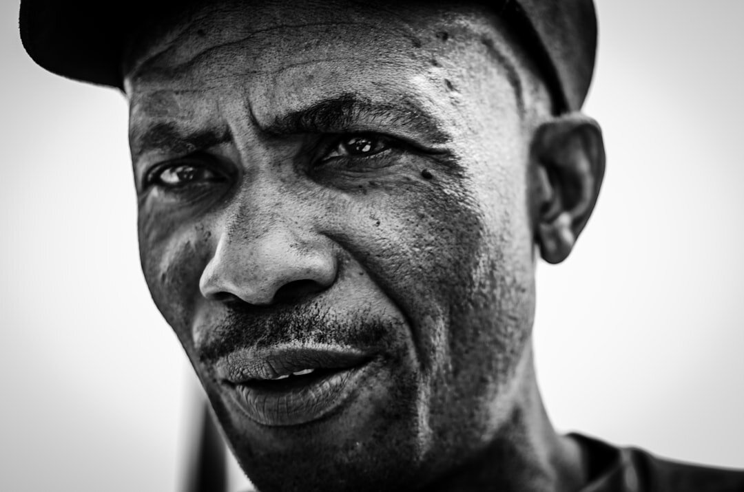 refugee man portrait