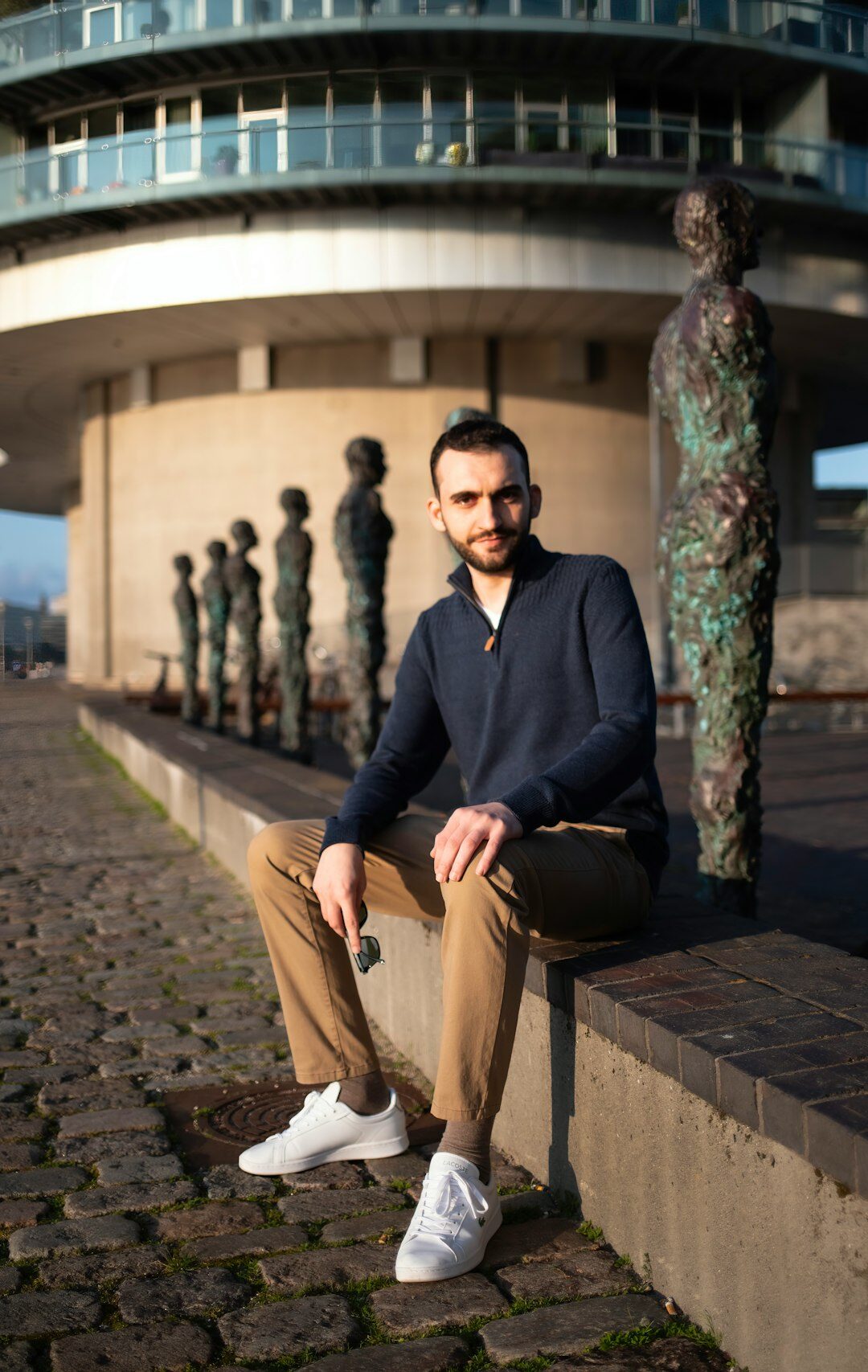 Portrait of a Danish male photojournalist with beard